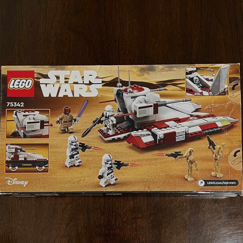 New! LEGO Star Wars Republic Fighter Tank 75342 New Mace Windu Clone Trooper